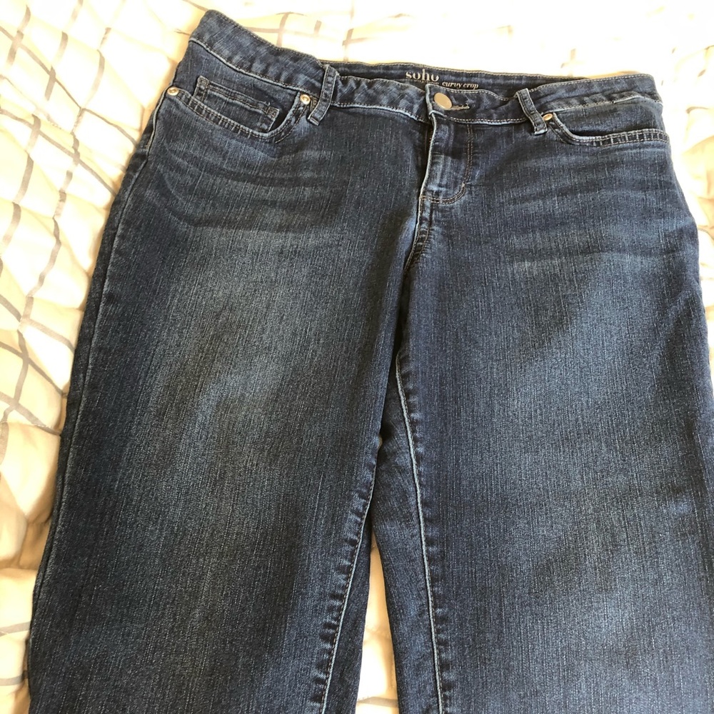 NY&Co cropped jeans sz 12